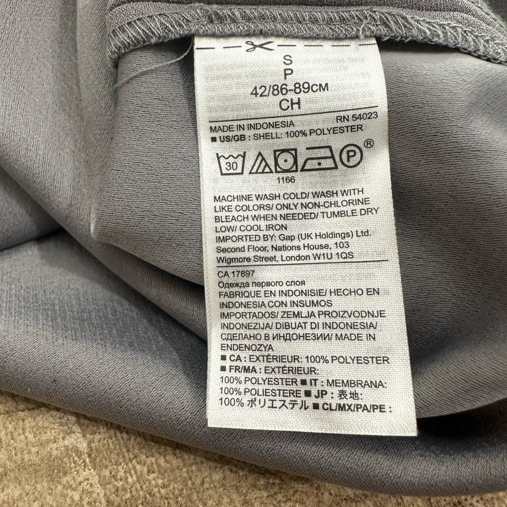 Banana Republic Gray Strappy Cami Tank Top | Size S | High Neck Racerback - Picture 12 of 16